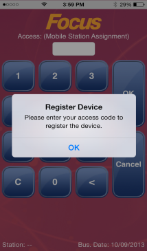Connecting the Mobile Device to the System
