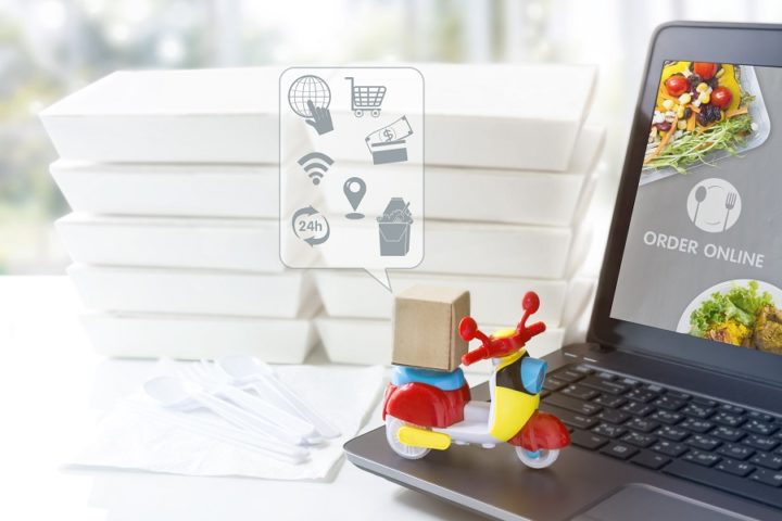 Food Delivery Service: Express Delivery For Food Order Online By ghost restaurant concept